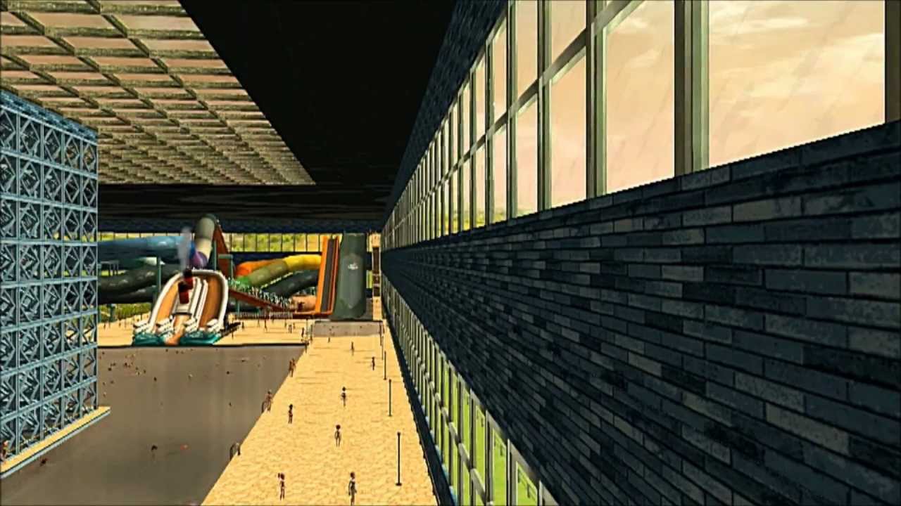 RCT3 - Eric's Indoor Water Resort | (Season 1)