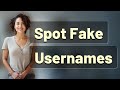 Can You Spot a Fake Username Just by Its Spelling?