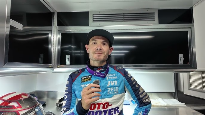 Kyle Larson discusses his second-place finish in Wednesday's High Limit  event at Red Cedar Speedway