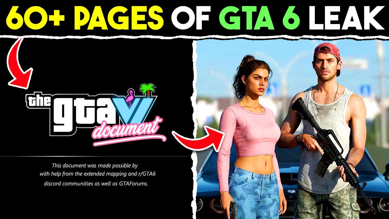 GTA 6 has a 60 page fan document showing every leak and piece of