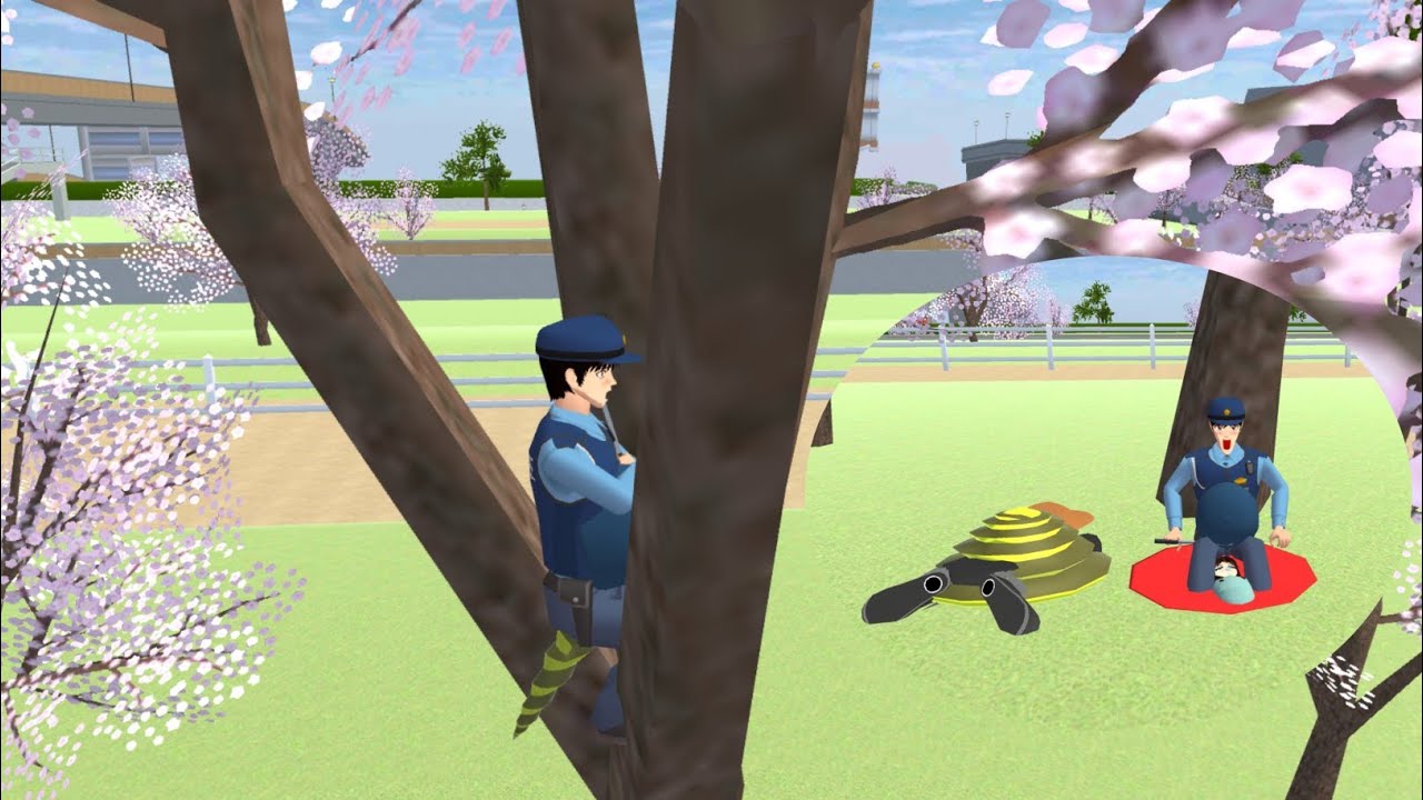 Polisi Taiga Hamil🤰E'ek Di Pohon Sampai Melahirkan Saat Menangkap Pencuri || Sakura School Simulator
