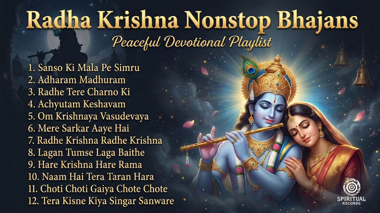 🎶 Radha Krishna Bhakti Songs 2025 | Nonstop Superhit Morning Bhajans | Peace & Spirituality 🌸
