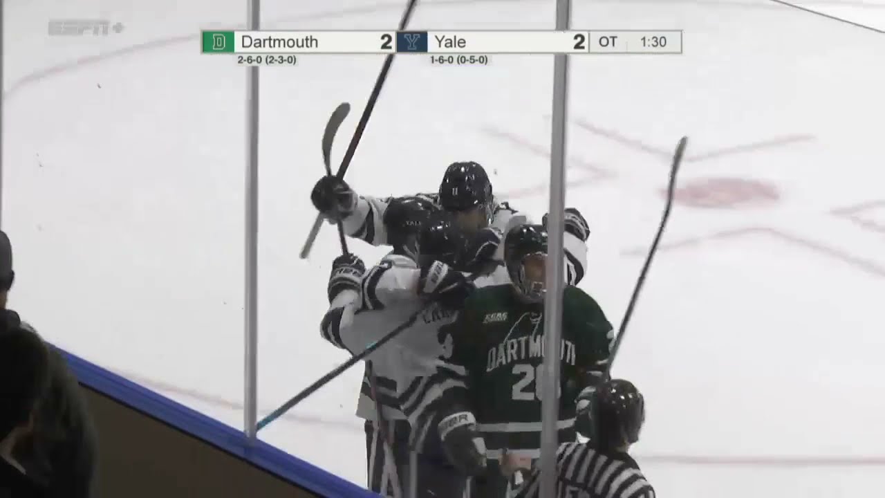 Yale Takes Down Dartmouth In Overtime