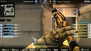 Envyus vs NiP ESL Pro League Week 8 Map 2 (Train)