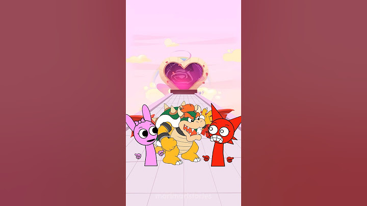 Kiss Run Challenge : Angel Oren vs Demon Bowser #sprunki #pinki #oren #shorts