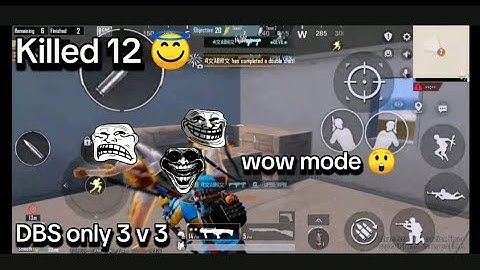 BGMI WoW mode 😲 | DBS only 3 v 3 | BGMI new update 🤩|