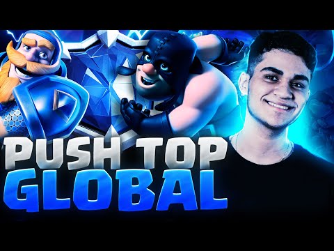 PUSH NO TOP GLOBAL EM BUSCA DO TOP 1 (2800+) SPARKY TA ON FIRE - CLASH ROYALE AO VIVO