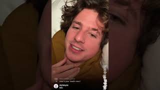 Charlie Puth Instagram Live | January 2, 2022