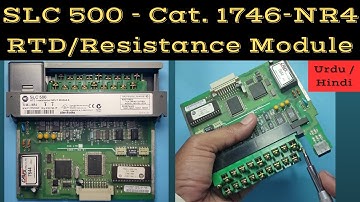 Allen Bradley, SLC 500, 1746-NR4, RTD/Resistance Module | Wiring and Hardware Explanation |
