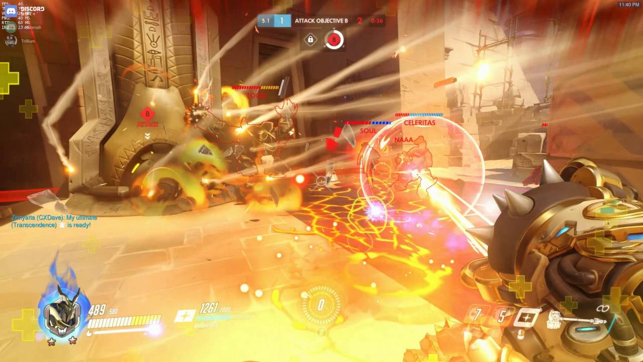 [Overwatch Competitive S2] Temple of Anubis EPIC Last Push - 11 ULTIMATES USED!