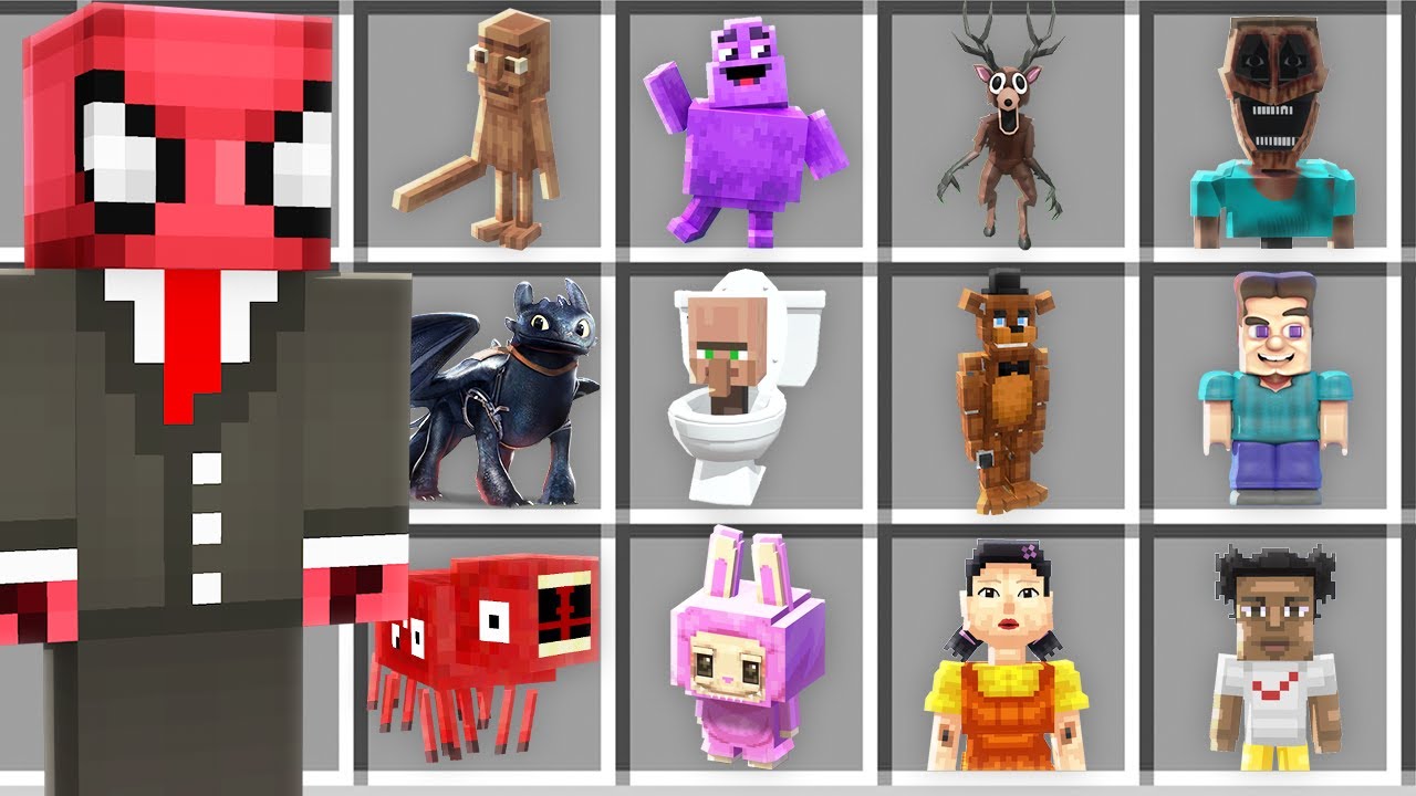 Minecraft AMA Ünlü Karakter Hayvanat Bahçesi Yaptım