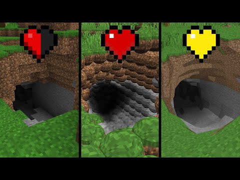 caves with different hearts
