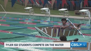 Tyler ISD students put physics to the test at cardboard boat regatta