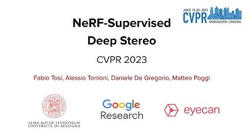 [CVPR 2023] NeRF-Supervised Deep Stereo