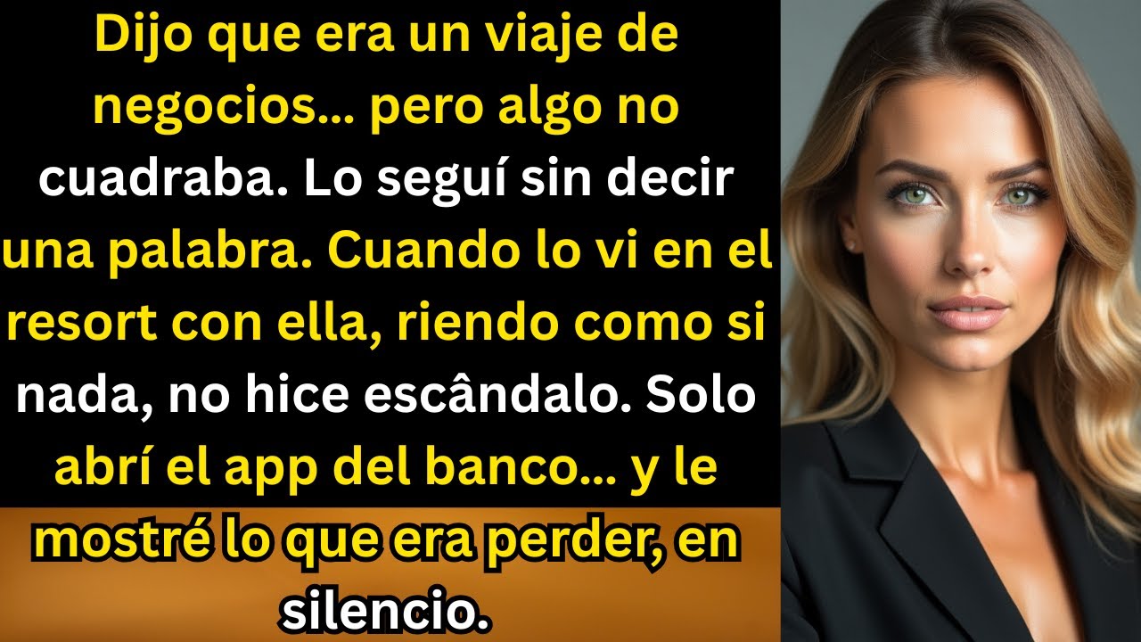 Seguí a mi esposo en su ‘viaje de negocios’ — lo encontré en un resort… y bloqueé todas sus cuentas
