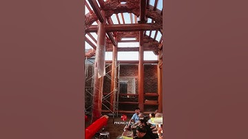 Làm lễ cất nóc nhà gỗ mít 3 gian