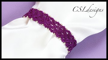 Fishtail braid macrame bracelet