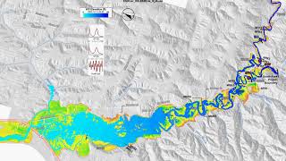 Water Surface Elevation EFDC Simulation Elk River