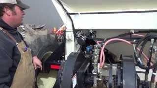 Alpine kit diaphram pump install Bourgault 5350 cart dual hydraulic fans