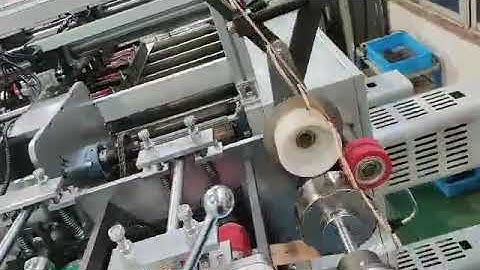 Paper Bag Making Machine With Twister Rope Handle Inline