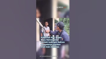 Bawa Pentungan, Warga Ngamuk ke Petugas Dishub dan Sopir Truk Tambang di Parung Panjang