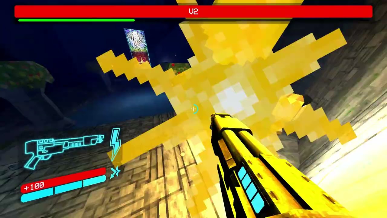 I  finally Swiss cheesed V2 on brutal mode😭