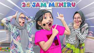 24 JAM LEIKA IKUTIN GERAKAN BUNDA, AYAH & TOMPEL 🤯 PALING SUSAH GERAKAN SIAPA YA?? 😂