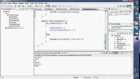 Java 17   Sondan ve Baştan Silme