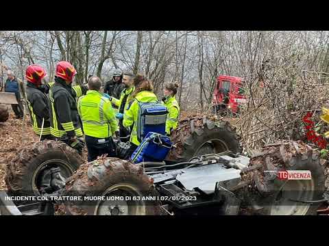 INCIDENTE COL TRATTORE, MUORE UOMO DI 63 ANNI | 07/01/2023