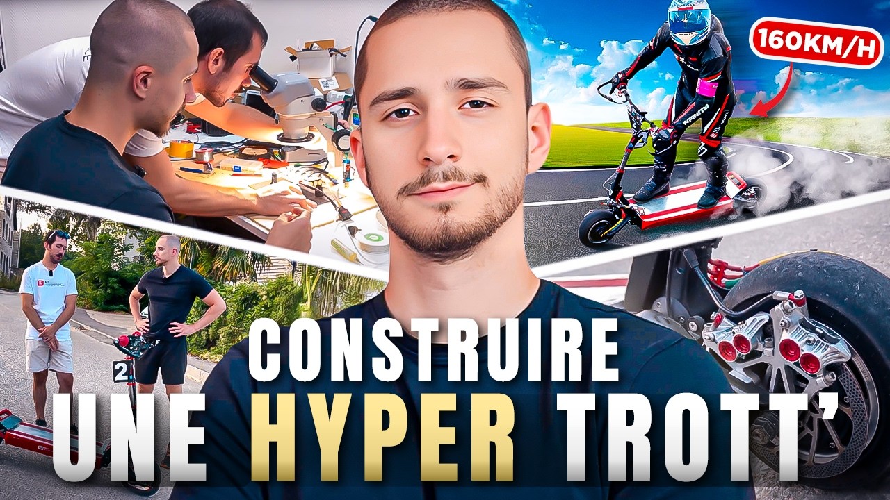 Comment Transformer Ta Trottinette en Machine de Course qui va à + 164 km/h ?! Rencontre avec RFP !!