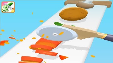 Perfect Slices ! All Levels Gameplay ( Levels 51-57) android, ios