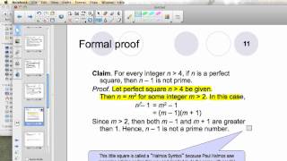 Introduction to Direct Proof - Part 2