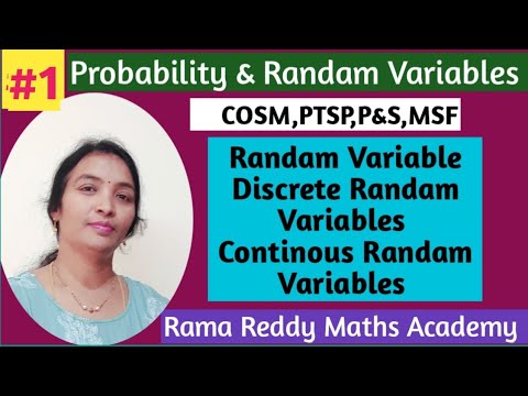 JNTU COSM, PTSP,  P&S,MSF| Randam Variables Discrete & Continous Variables| PSR23 Most Important |