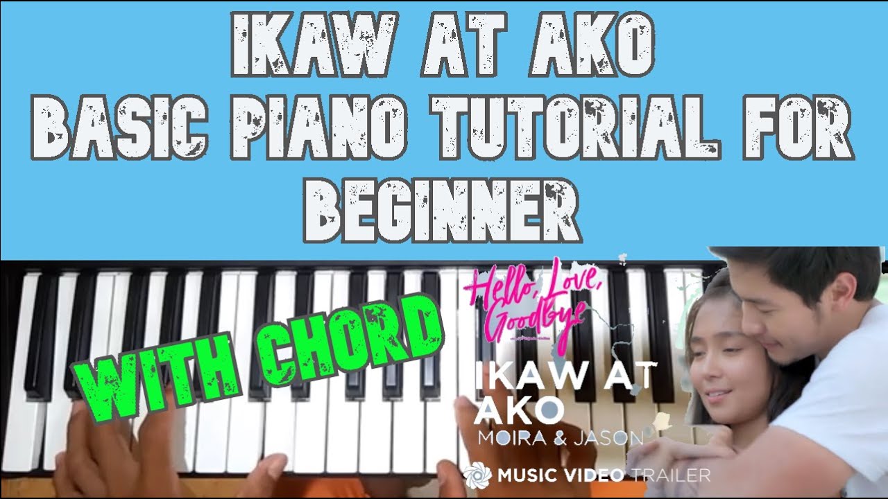 Ikaw At Ako by Moira Dela Tore Basic Piano Tutorial for Beginners