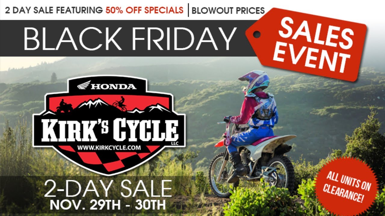 KIRK'S CYCLE BLACK FRIDAY SALE 2013 YouTube