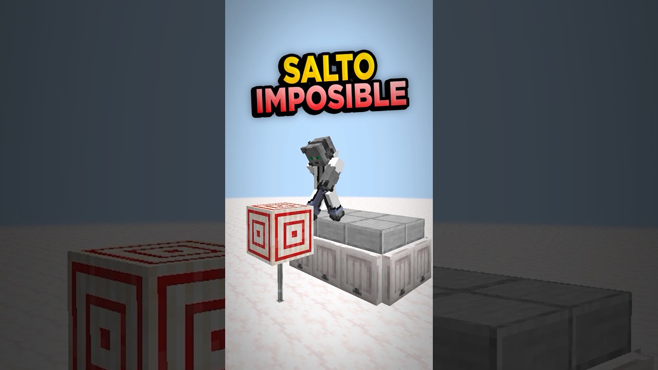 Este SALTO es IMPOSIBLE en Minecraft