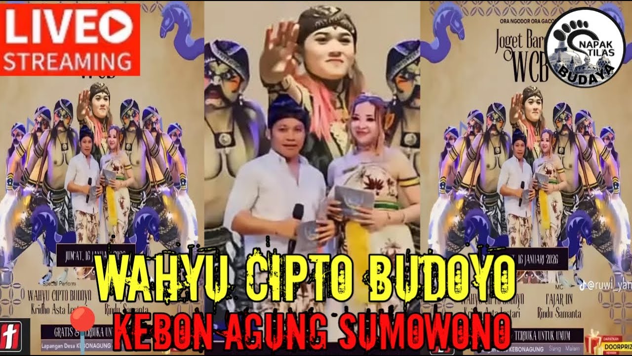 🔴 LIVE STREAMING ][ WCB ][ WAHYU CIPTO BUDOYO ][ DI LAPANGAN KEBON AGUNG SUMOWONO