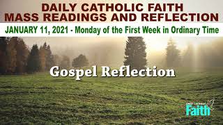 11 January, 2021- Catholic Mass Bible Readings and Reflection - Daily Catholic Faith