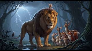 The Mighty Lion & The Tiny Hero ✨🌿🦁 A Roar of Kindness 🐭💛👑🐾 The King and the Little Friend 🌟🦁💖 ❤️❤️