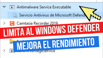Como LIMITAR el USO de CPU a WINDOWS DEFENDER (Antimalware Service Executable consume mucha ram)