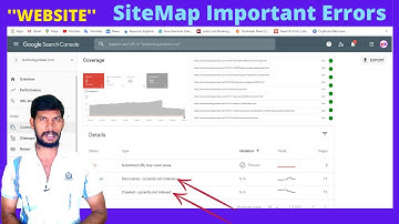 Search Console Sitemap Important Error In Tamil