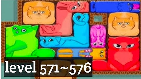 Puzzle Cats - level 571~576  Solve 