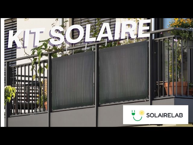 Solairelab : des panneaux solaires plug and play pour votre balcon