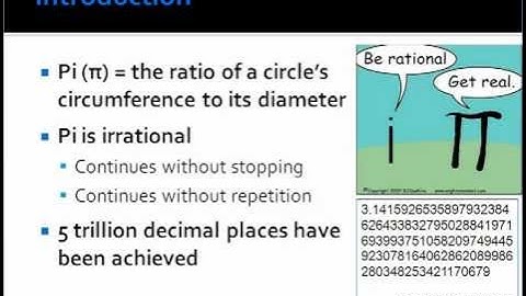 A short introduction to Pi
