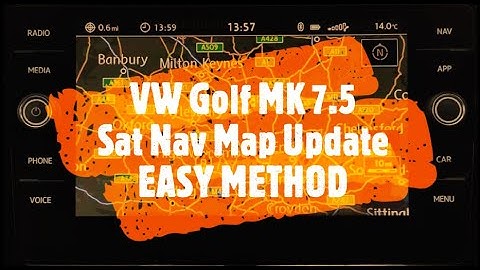 VW Golf MK 7.5 Sat Nav map update