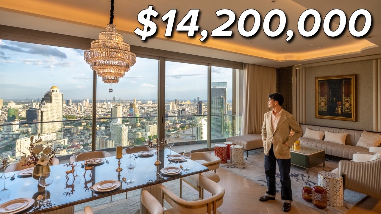 A Riverfront PENTHOUSE with the BEST VIEWS of Bangkok | Mandarin Oriental Residences