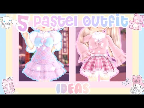 5 Pastel Outfit Ideas 🍰 | Royale High Roblox - YouTube