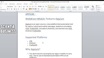Chapter 1: Introduction to Appium