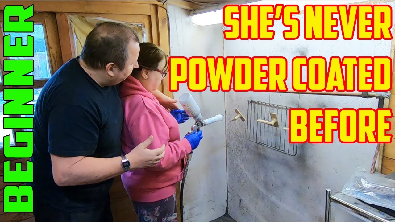 DIY Powder Coating And Sand Blasting - Sharon's First Attempt