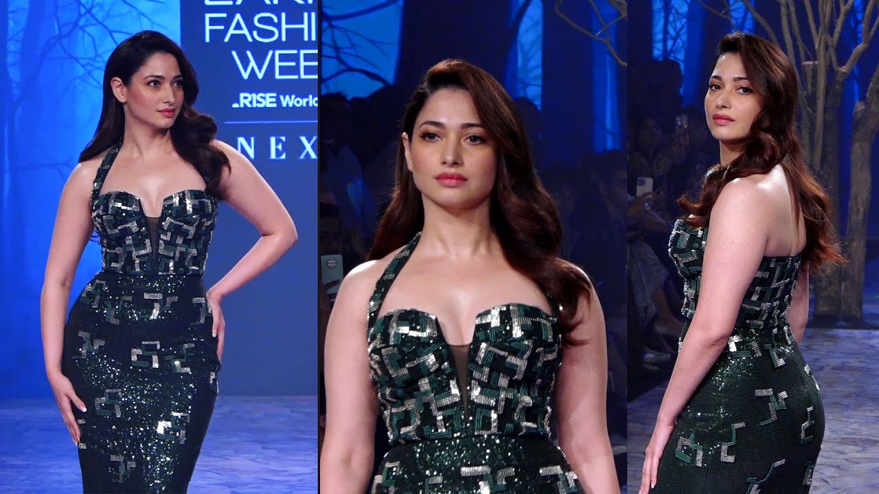 Tamannaah Bhatia Walks On Ramp For Designer Nirmooha In LFW | Manastars